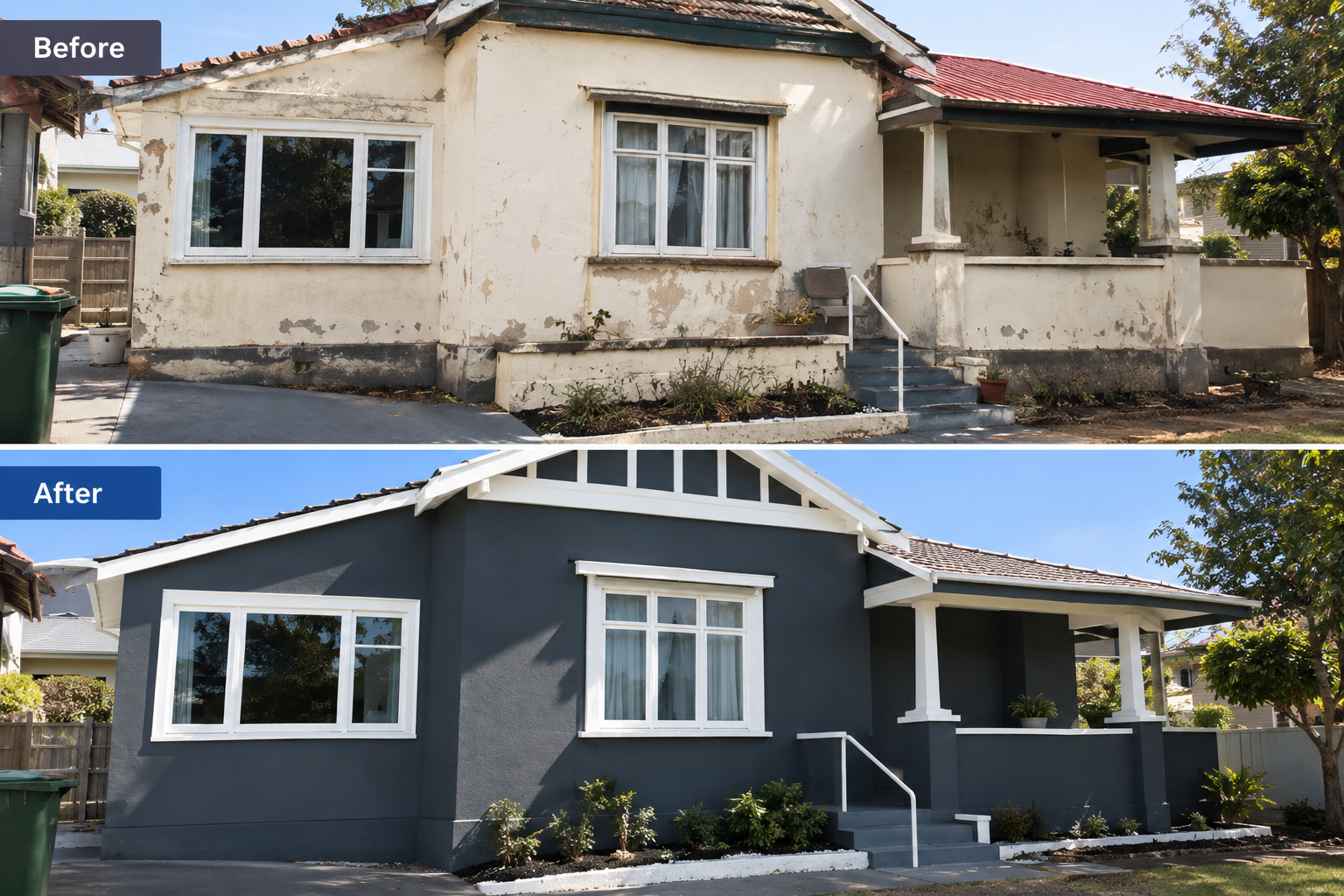 Exterior painting project